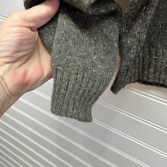 Columbia Alpine Sweater Wool Blend 1/4 Zip Pullover Sweater Size M - Picture 7 of 11